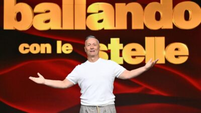Il cantante Paolo Belli a Ballando con le stelle