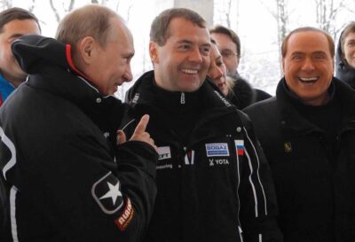 Putin, Medvedev, Berlusconi