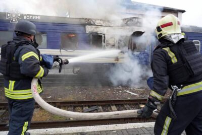 raid russo treno polonia