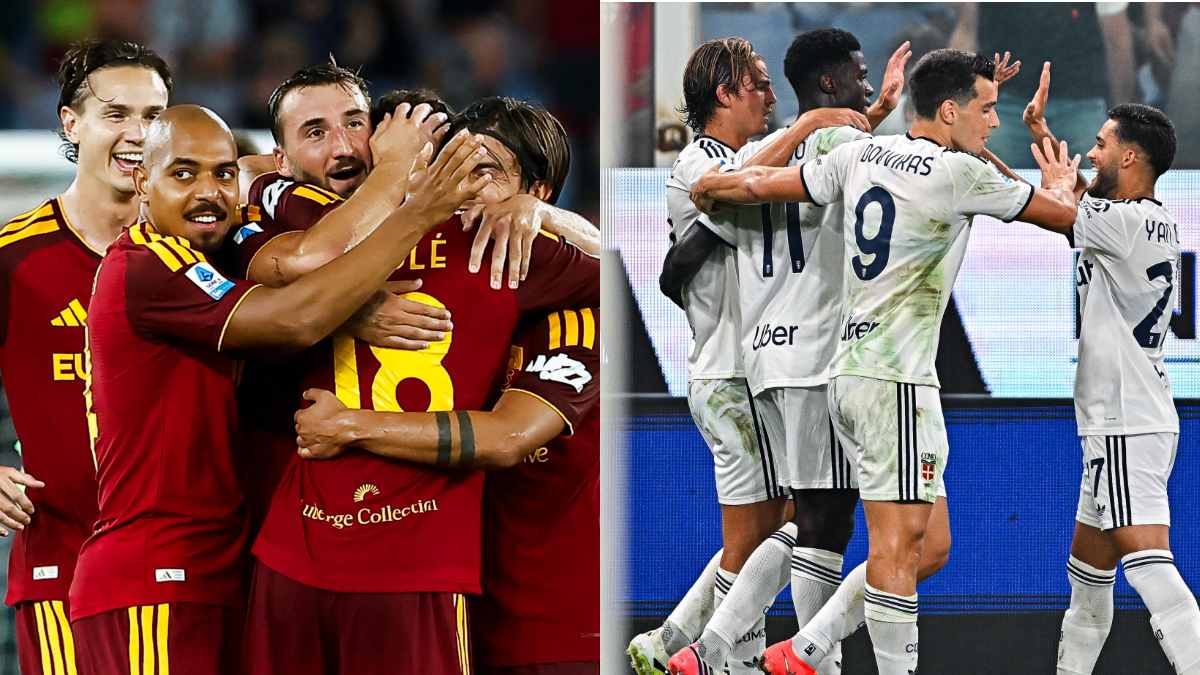 Roma e Como Champions League
