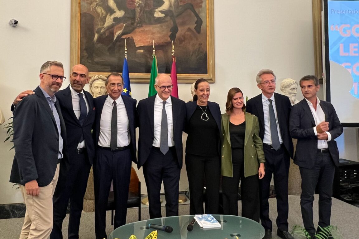 sindaci del centrosinistra in campidoglio con gualtieri
