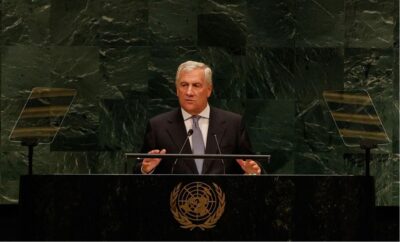 Il ministro degli Esteri Antonio Tajani