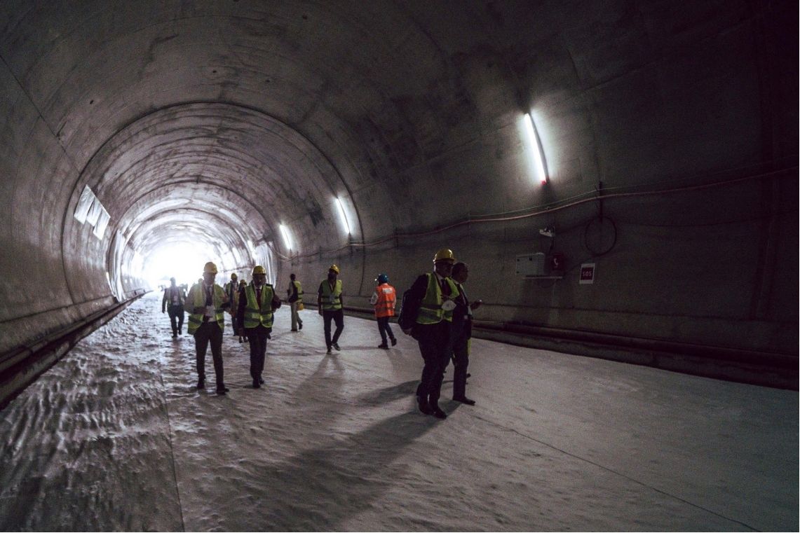 I lavori sulla Tav, la tratta ferroviaria Napoli-Bari ad alta velocità