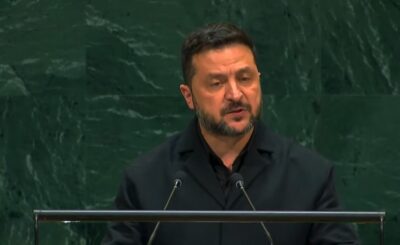 Volodymyr Zelensky all'Onu