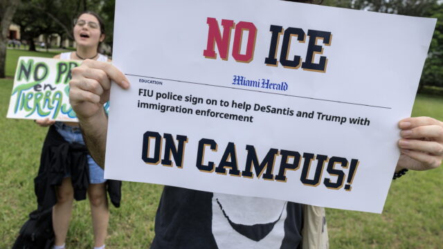 Florida università proteste ICE