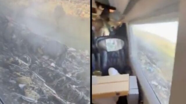 Le immagini dall'interno del vagone dopo lo scontro ferroviario del 28 ottobre 2026 in Spagna