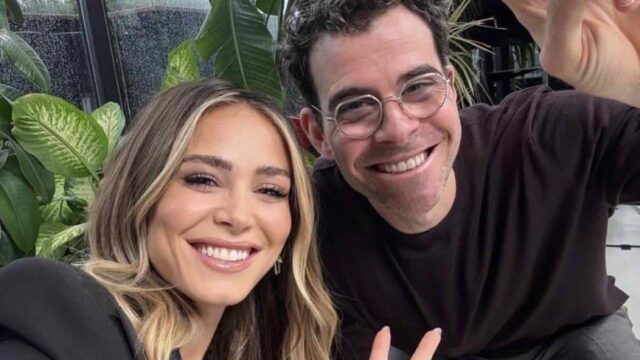 Adam Mosseri il capo di Instagram con Diletta Leotta