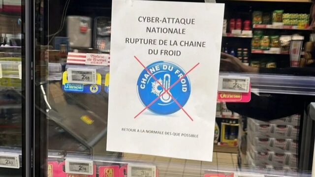 attacco hacker catena del freddo frigoriferi supermercati francia