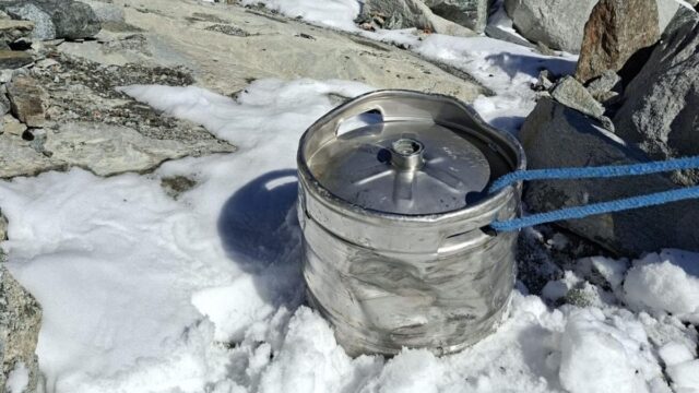 Fusto di birra ritrovato dopo cinquant'anni