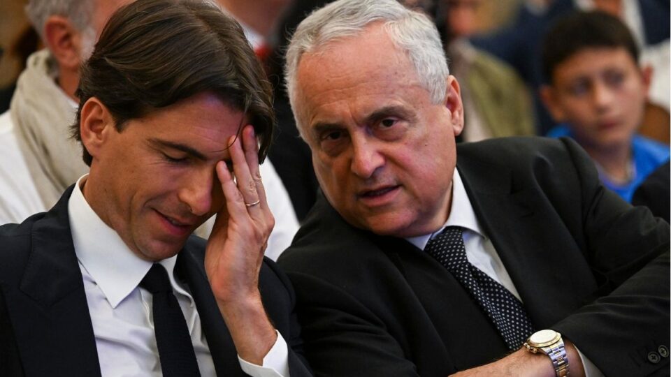 Il Presidente della Lazio e senatore di Forza Italia Claudio Lotito