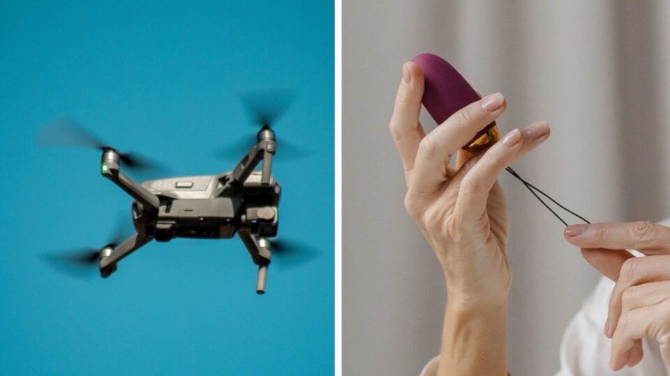Componenti per droni scambiati con pezzi di sextoys