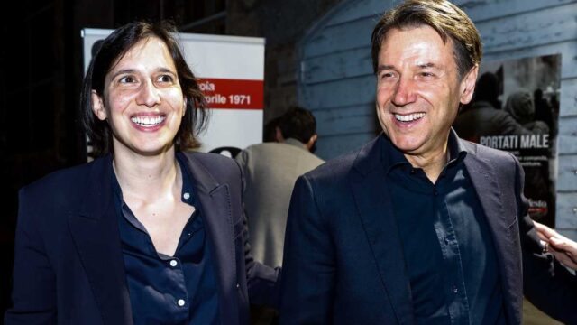 elly schlein giuseppe conte primarie