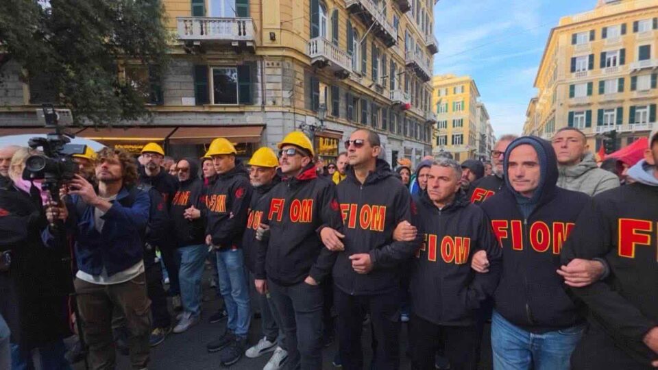 Ex Ilva, protesta operai