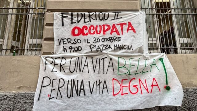 Occupazione alla Federico II di Napoli