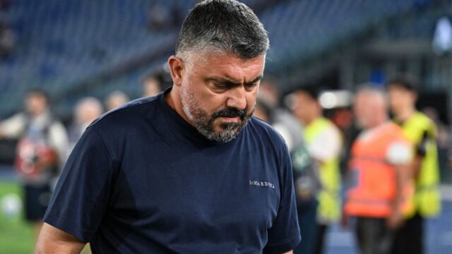 L'allenatore della Lazio Gennaro Gattuso
