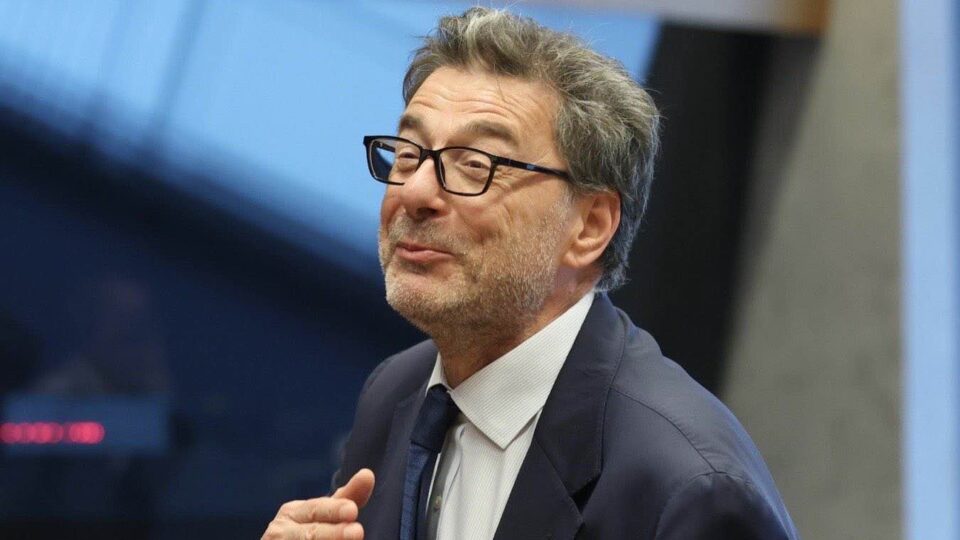 Il ministro dell'Ecoonomia Giancarlo Giorgetti