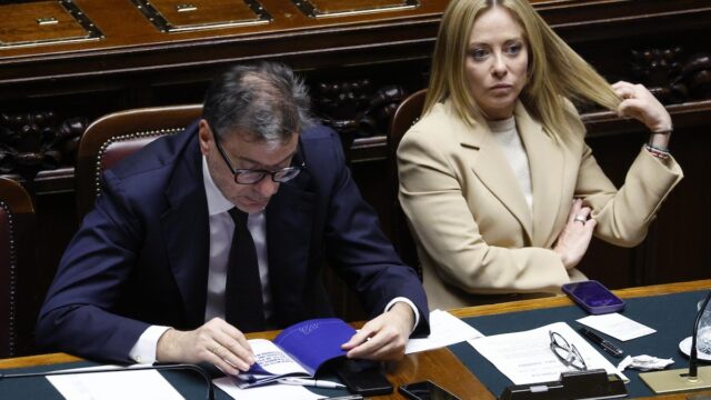 giancarlo giorgetti giorgia meloni
