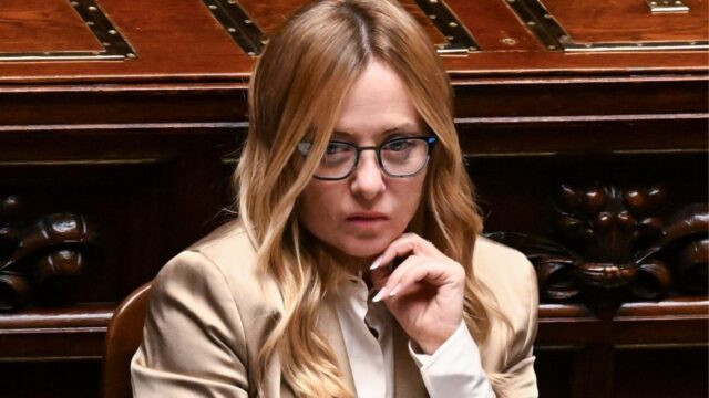La Presidente del Consiglio Giorgia Meloni