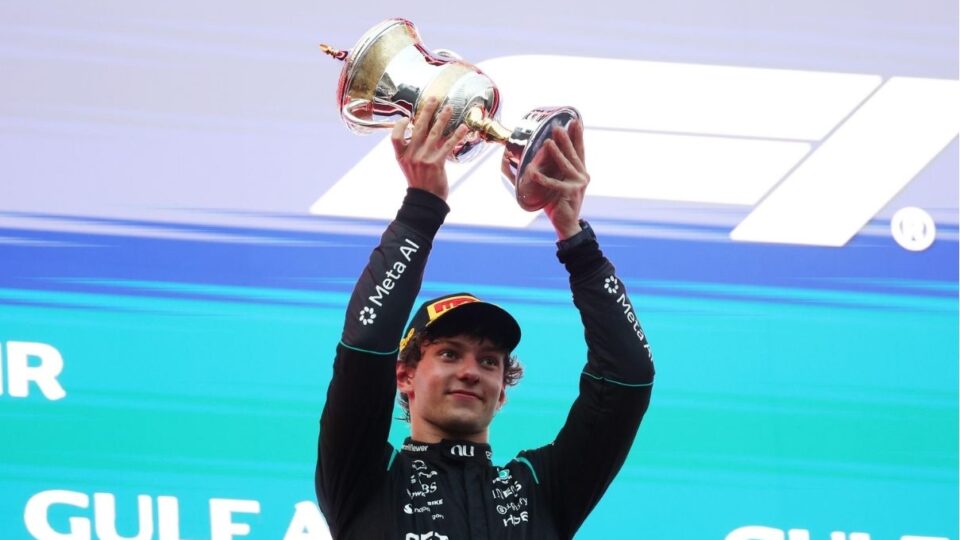 Il pilota italiano della Mercedes Kimi Antonelli