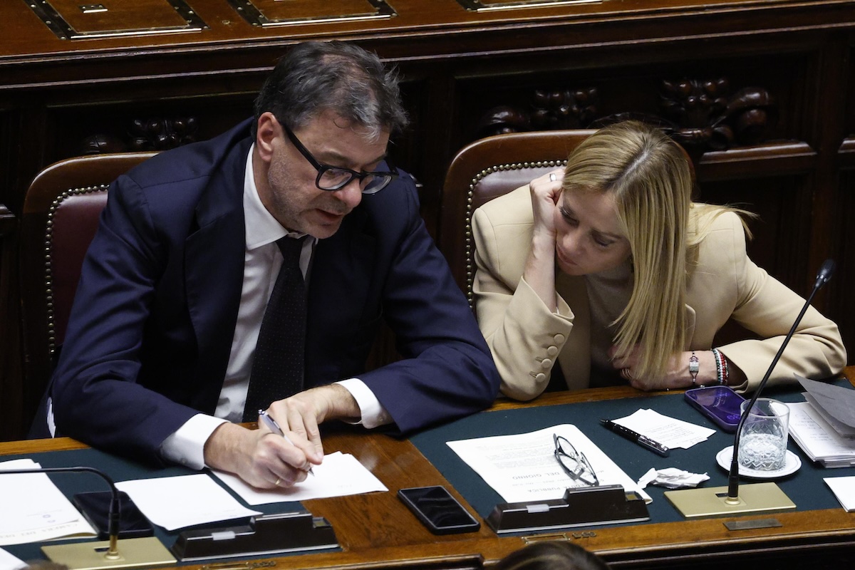 giorgia meloni giancarlo giorgetti