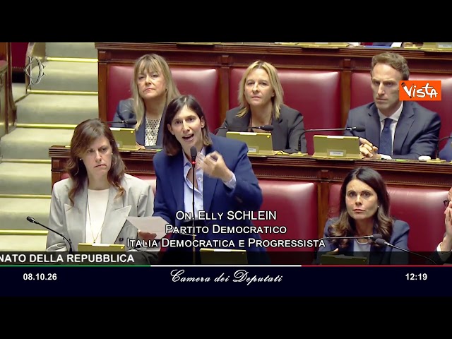 Legge elettorale, Schlein a maggioranza: Prima le poltrone, questo è il vostro slogan – Il video