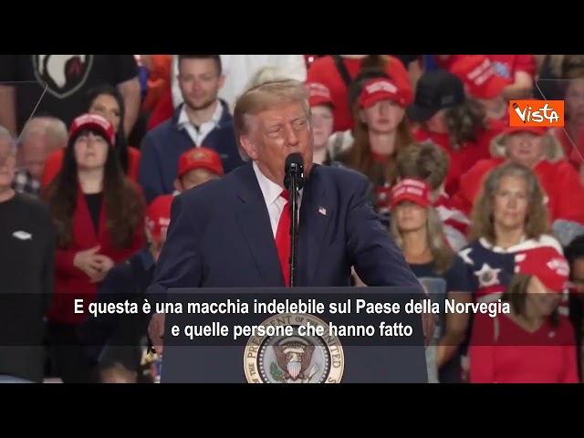 Trump: Usa avrebbero dovuto ricevere Nobel Pace, una macchia sulla Norvegia. Non dimenticheremo – Il video