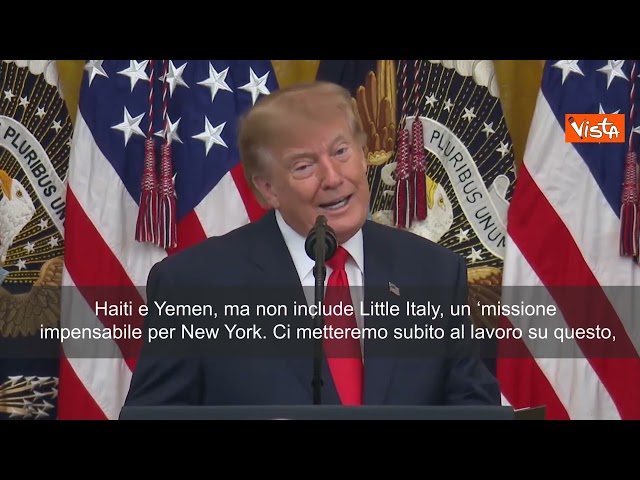 Trump: La mappa di New York senza Little Italy è una vergogna – Il video