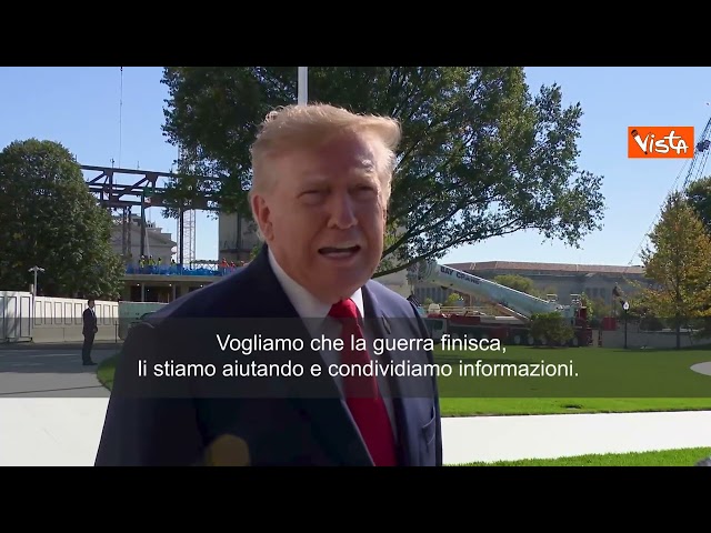 Trump Continuiamo a condividere l'intelligence con Kiev, lavoriamo per la fine della guerra – Il video