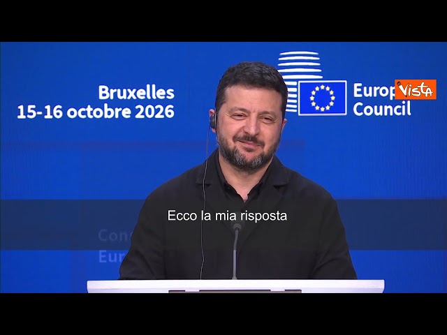 Cronista a Zelensky: Si sente capro espiatorio di Trump? Lui resta zitto, poi: È la mia risposta – Il video