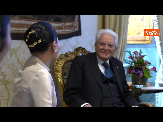 Mattarella a Principessa Thailandia Sirivannavari Nariratana Rajakanya: Benvenuta al Quirinale – Il video
