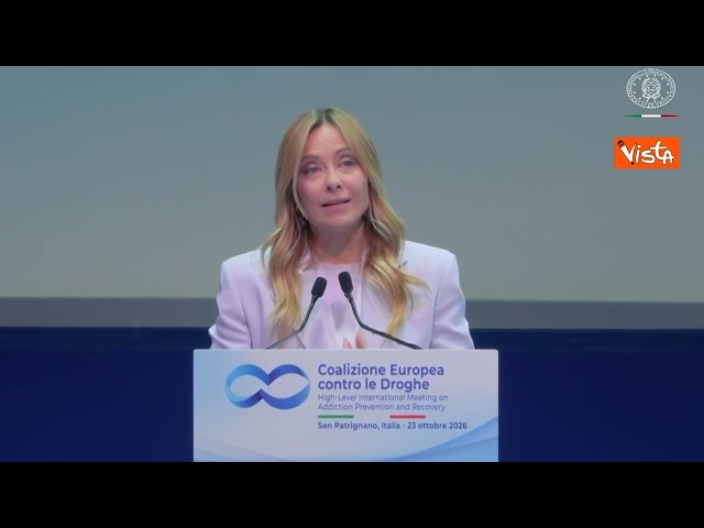 Meloni: Combattere ogni droga e stroncare i traffici per dovere verso chi soffre – Il video
