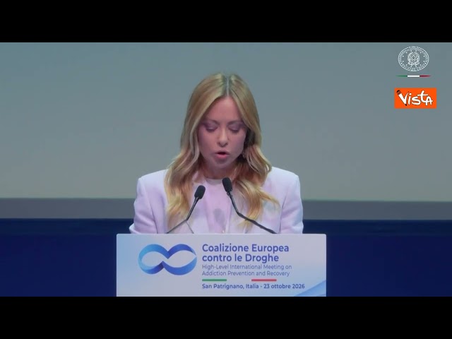 Meloni: A San Patrignano le persone vengono per riprendersi la propria vita e la propria dignità – Il video
