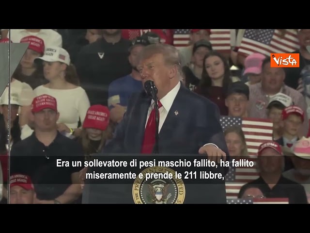 Trump: Melania mi prega sempre di non ballare sul palco e di non fare il trans alle olimpiadi – Il video