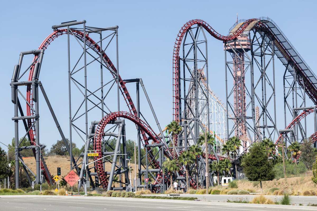montagna russa roller coaster california danni cerebrali