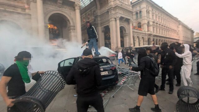 movimento 17 ottobre scontri milano