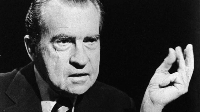 L'ex presidente Richard Nixon