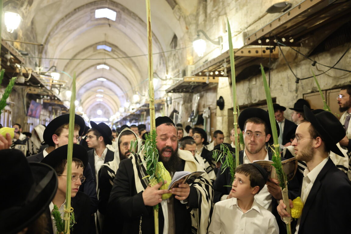 Ortodossi ebrei Sukkot Gerusalemme