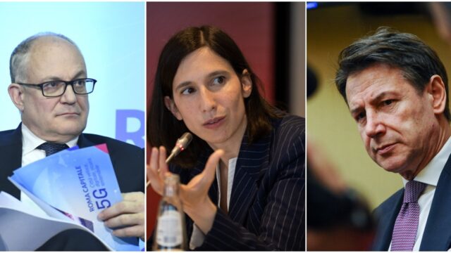 roberto gualtieri elly schlein giuseppe conte