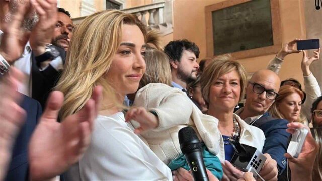 Silvia Salis e il figlio Eugenio