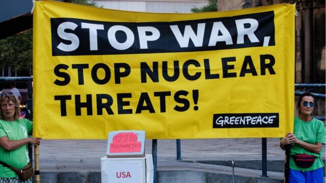 Proteste contro gli armamenti nucleari in occasione dell'anniversario di Hiroshima e Nagasaki