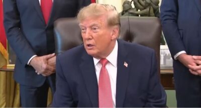 Il Presidente degli Stati Uniti Donald Trump