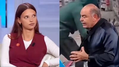 Sabrina Brizzola e Bruno Vespa